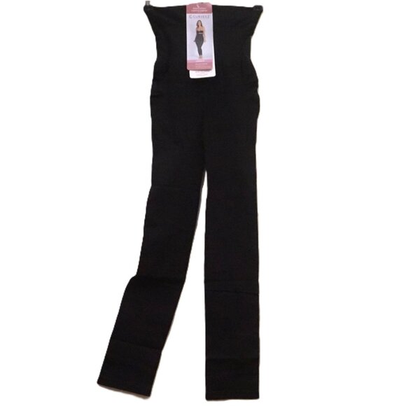 Curveez Shapermint Black Perfect Control Layering Leggings Seamless Size XL - Picture 2 of 9